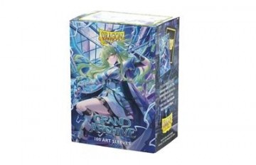 At 16186   dragon shield grand archive matte dual art standard sleeves   lorraine arclight saber 100 sleeves