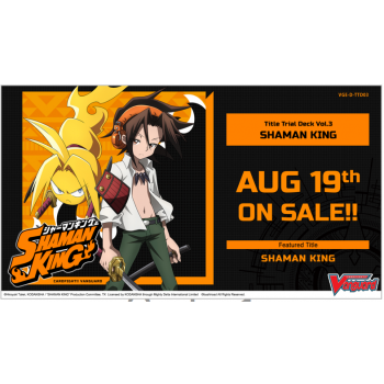 Cardfight vanguard shaman king title trial deck display 6 decks   en