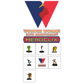 Dc comics heroclix wonder woman 80th anniversary booster brick   en