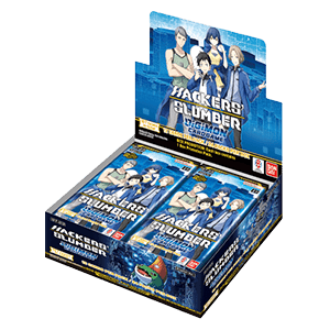 Digimon card game   hackers slumber booster display