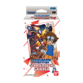 Digimon card game   starter deck gaia red st 1