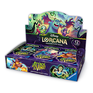 Disney lorcana   attack of the vine  booster display