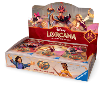 Disney lorcana  reign of jafar booster display 24 packs   en