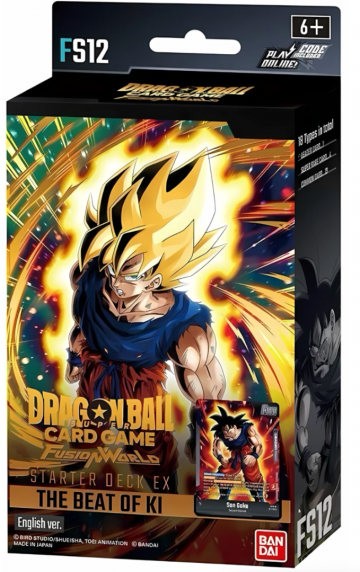 Dragon ball super card game   fusion world fs 12 starter deck