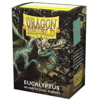 Dragon shield dual matte sleeves   eucalyptus lehel 100 sleeves