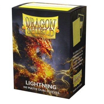 Dragon shield dual matte sleeves   lightning ailia 100 sleeves