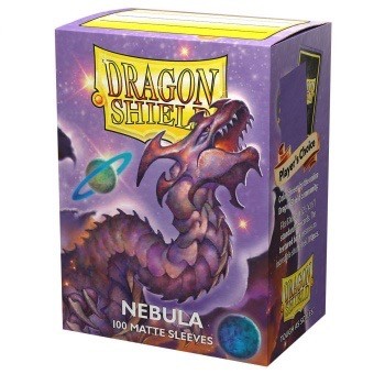 Dragon shield matte sleeves   nebula 100 sleeves