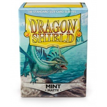 Dragon shield standard sleeves   matte mint 100 sleeves