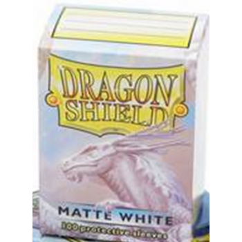 Dragon shield standard sleeves   matte white 100 sleeves