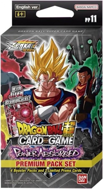 Dragonball super card game   zenkai series set 03 premium pack pp11 display 8 sets   en