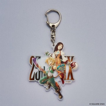 Final fantasy ix 25th anniversary acrylic keychain   zidane  garnet