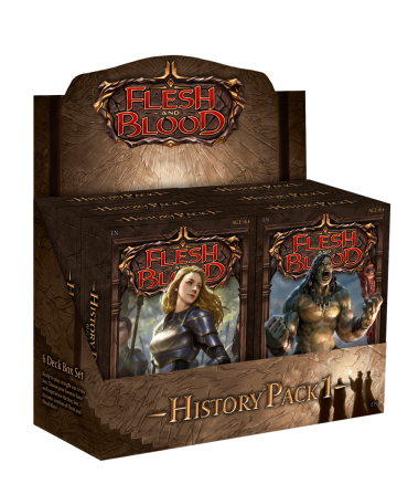 Flesh  blood tcg   history pack 1 blitz decks display 6 decks