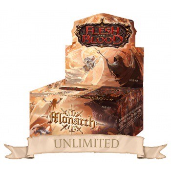 Flesh  blood tcg   monarch unlimited booster display 24 packs   en