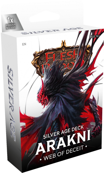 Flesh  blood tcg   silver age  chapter 1 deck   arakni