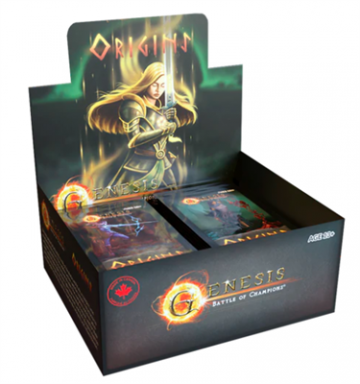 Genesis tcg  battle of champions   origins booster display   en