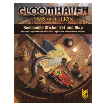 Gloomhaven jaws of the lion removable sticker set  map   en