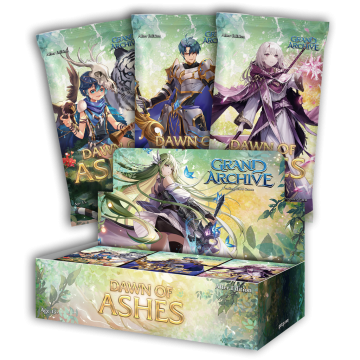 Grand archive tcg   dawn of ashes alter edition booster display