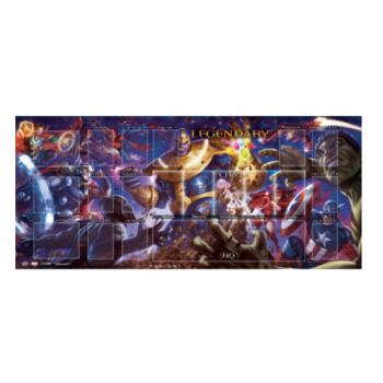 Legendary playmat   thanos vs the avengers