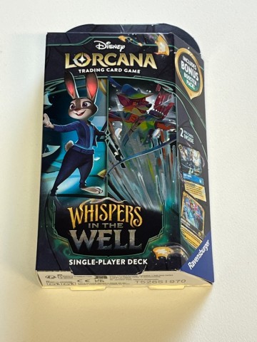Lorcana on the case deck