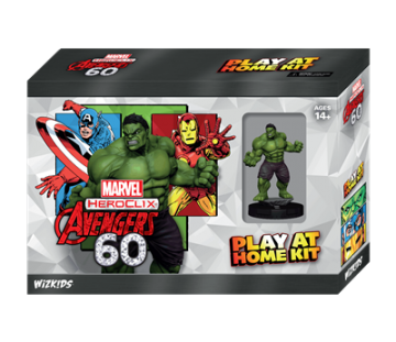 Marvel heroclix  avengers 60th anniversary play at home kit hulk   en