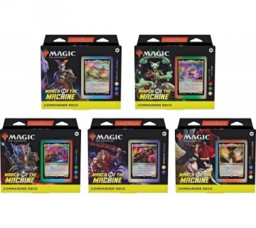 Mtg   march of the machine commander deck display 5 decks   en