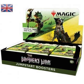 Mtg   the brothers war jumpstart booster display 18 packs   en