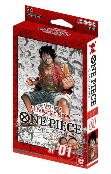 One piece card game   straw hat crew starter deck st01 6 decks   en
