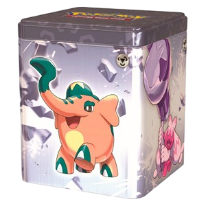 Pokemon   2024 stacking tins   steely metal type tin