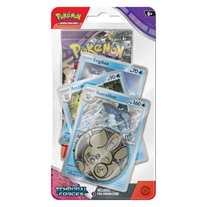 Pokemon sv5 temporal forces premium checklane blister   baxcalibur