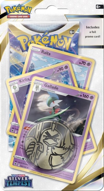Pokemon swsh 12 silver tempest premium checklane blister   gallade