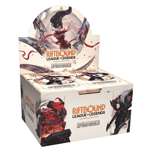 Riftbound lol tcg   set two  spiritforged booster display