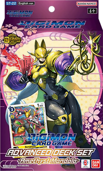 St 22 digimon card game   amethyst mandala advanced deck