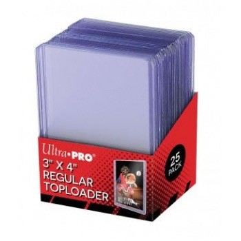 Ultra pro   toploader   3 x 4 clear regular 25 pieces