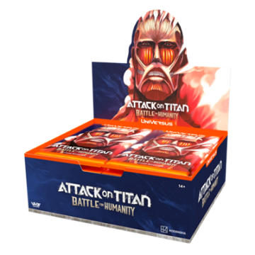 Universus ccg   attack on titan battle for humanity booster display