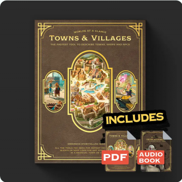Worlds at a glance towns  villages book cover