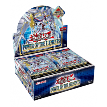 Ygo   power of the elements   booster display 24 packs   en