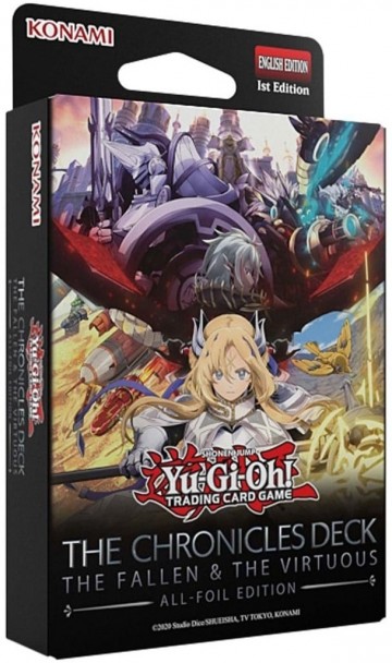 Yu gi oh   the chronicles deck   the fallen  the virtuous   all foil edition