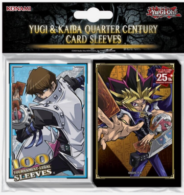 Yu gi oh   yugi  kaiba quarter century card sleeves 100 sleeves