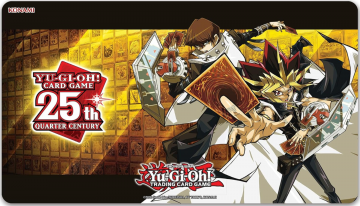 Yu gi oh   yugi  kaiba quarter century game mat